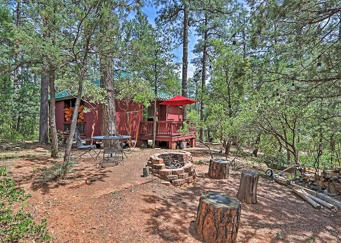 Furnished Deck: Romantic Strawberry/pine Studio! Dom wakacyjny *